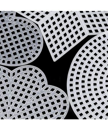 Mironey Mesh Plastic Canvas Kits - 25 Pieces, 5 Shapes - Blank Mesh Sheets for Embroidery, Craft Knitting Tools - Round, Flower, Butterfly, Star, Heart - Buy Online on GoSupps.com