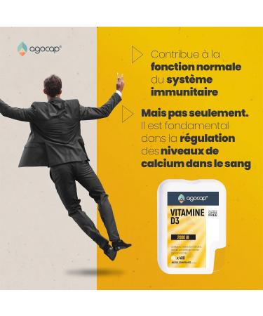 Vitamine D3 2000 UI Compl ment Alimentaire pour Os et Syst me Immunitaire Format Pocket 400 comprim s - Buy Online on GoSupps.com