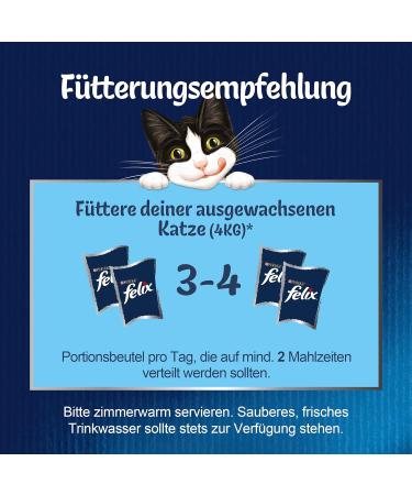 Felix Naturally Delicious Cat Food - Wet Variety Pack with Vegetables in Jelly (6 x 80g) - International Shipping Available - Buy Online on GoSupps.com