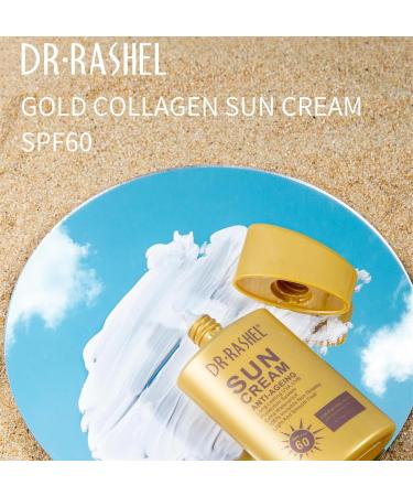 Dr Rashel Anti Aging Sunscreen SPF 100 - Waterproof Non-Greasy Face & Body Lotion Ideal Beach Essential for Women Lightweight Moisturizing Sun Cream - Buy Online on GoSupps.com