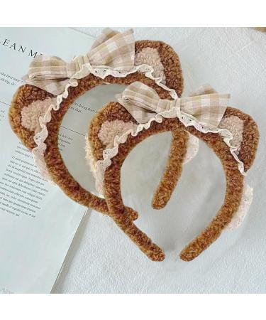 Bear Ears - Bear Ears Headband Brown Bear Ears Brown Ears Headband Bear Accessories Kids Bear Ears Headband Baby bear Ears Headband Adult Brown Bear Animal Ears Headband Kids Kids Ear Headband - Buy Online on GoSupps.com