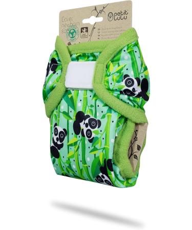Petit Lulu Size 1 Newborn Diaper Pants | Washable & Waterproof | Velcro Closure | Eco-Friendly Tower Diapers for Babies (2-6 kg) | Made in EU with Panda Bears - Buy Online on GoSupps.com