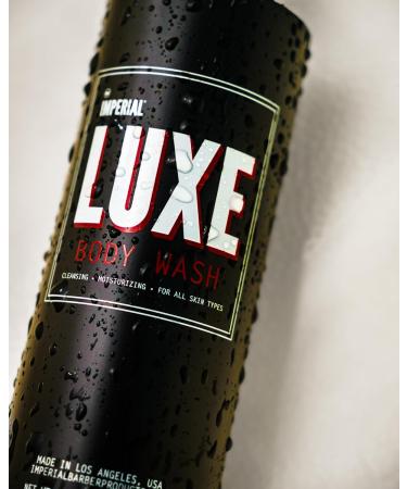 Imperial Barber Luxe Body Wash Shower Gel - Organic & Naturally Derived Ingredients USA Made Sulfate-Free Paraben-Free Gluten-Free - Nourishes Cleanses & Hydrates - Buy Online on GoSupps.com