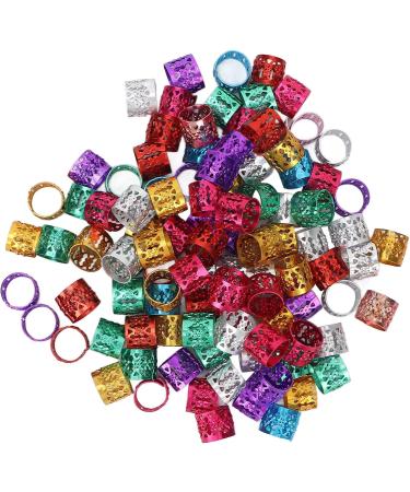 Aluminum Hair Braid Ring Portable Dreadlocks Ring Exquisite Stylish for Men Women for Family Gathering for Dance Party - Buy Online on GoSupps.com
