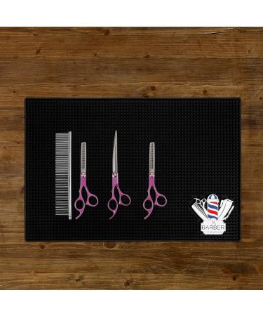 Beavorty Barber Organizer Mat Hair Salon Clippers Mat Barbershop Work Pad Hair Styling Tools Pad - Buy Online on GoSupps.com
