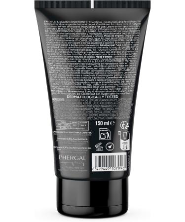 Phergal Laboratorios Naturtint Revitalizing Mens Care Conditioner for hair and beard nourishes hydrated and revitalized soft and light texture 98 natural ingredients with ginseng and maca 150 ml - Buy Online on GoSupps.com
