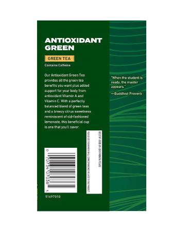 Celestial Seasonings Green Antioxidant Tea - Caffeinated - 20 Tea Bags (Pack of 6) - Buy Online on GoSupps.com