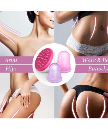 Anti Cellulite Massager Vacuum Suction Cups - Cupping Therapy Set for Exfoliation and Circulation Improvement - Cellulite Remover and Fat Deposits Distributor - Buy Online on GoSupps.com