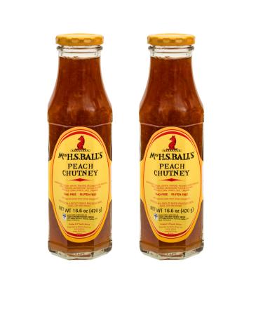 Mrs Balls Peach Chutney (2 x 470g Pack)