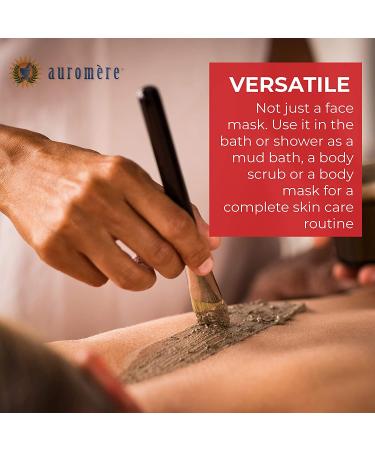 Auromere Ayurvedic Mud Bath & Mask 16 oz - Natural Skin Detox & Rejuvenation - Buy Online on GoSupps.com