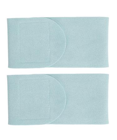 Buy Gel Neck Pads Leak-Proof Moisturizing Skin-Friendly Velcro Wraps (2 pcs) for Rest Work & Sports Azure Blue - Buy Online on GoSupps.com