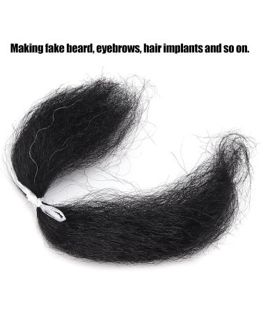 8g Reusable Fake Beard Mustache for Costume Halloween Party - Black - Buy Online on GoSupps.com