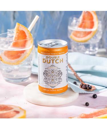 Buy Double Dutch Indian Tonic Water 24 x 150ml | 100% Natural Ingredients | Low Calorie Mixer for Cocktails | No Artificial Additives - Buy Online on GoSupps.com