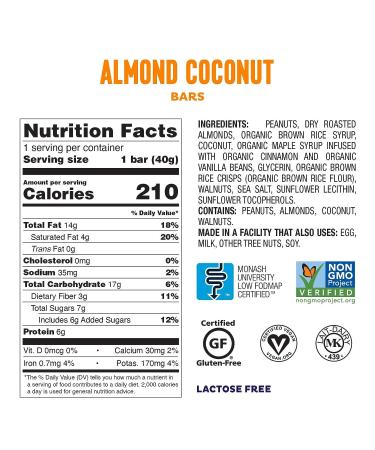 Fody Foods Vegan Protein Nut Bars | Low FODMAP Certified | Gut Friendly Snacks | Gluten & Lactose Free | Non GMO | 12 Count Variety Pack - Buy Online on GoSupps.com