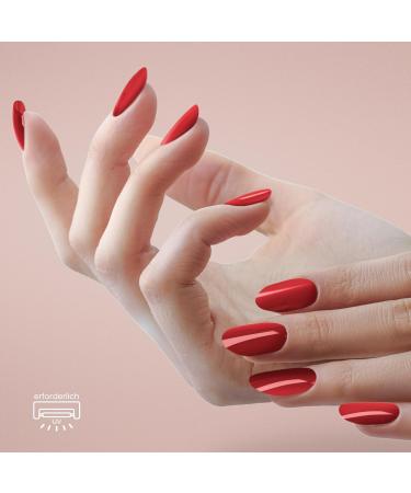 Bot 20x UV Gel Nail Foil - Self-Adhesive Classy Red | Up to 3 Weeks Wear | Dermatest Rated Very Good - All-in-1 Solution - Buy Online on GoSupps.com