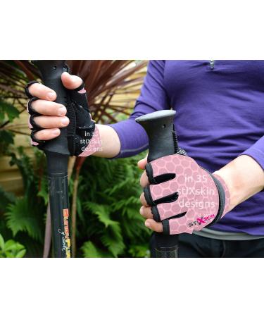 Stixskin Fingerless Manual Gloves | Lightweight Outdoor Gloves for Nordic Sports Strollers Dog Walking Running Hiking & Camping - Buy Online on GoSupps.com