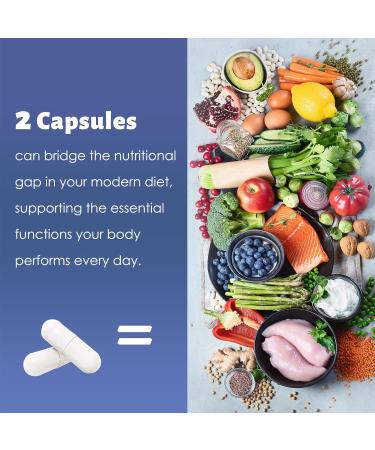 10 in 1 Magnesium Complex Supplement w/Vitamin B6 Higher Absorption Magnesium Supplement - for Sleep Nerves & Heart Health Bones Muscle Recovery Energy | Vegan Non-GMO 360 Capsules 120 Count (Pack of 3) - Buy Online on GoSupps.com