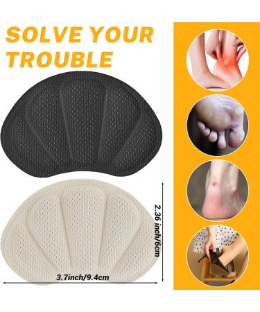 Shoe Filler Inserts - 2 Pairs Comfort Toe Cushions for Loose Shoes | Perfect Fit for High Heels & Leather Shoes - Buy Online on GoSupps.com