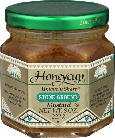 Honeycup, Mustard Stone Grnd, 8 Oz6