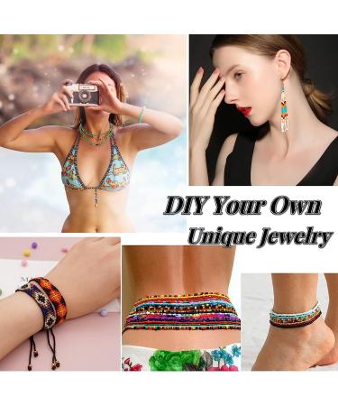SHUANGART Frame Beading Loom Kit for DIY Craft Jewelry - Includes Beads, Cord, Needles, and Instructions - Buy Online on GoSupps.com