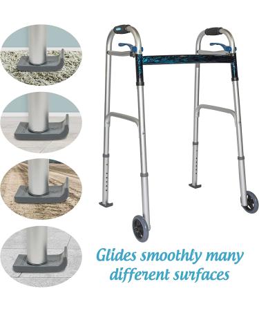 Flexfit Universal Ski Glides - 1 Pair (Gray) | Protect Your Skis with Durable Glides - Buy Online on GoSupps.com