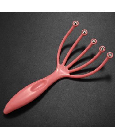 Coserori Handheld Five Finger Claw Steel Massage Device - Head Skin & Neck Relaxation - Pink | International Shipping - Buy Online on GoSupps.com