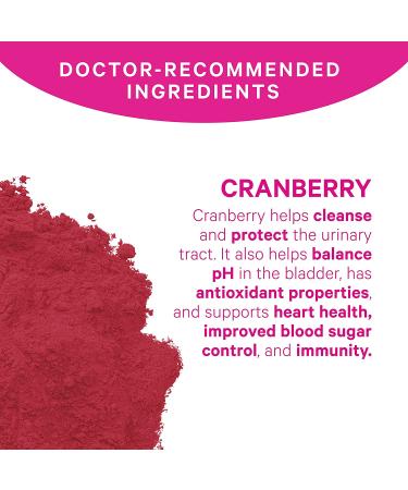 Pink Stork Total Cranberry Gummies - UTI Relief, Immune and Digestive Support - 60 Fruit Juice Gummies - Buy Online on GoSupps.com