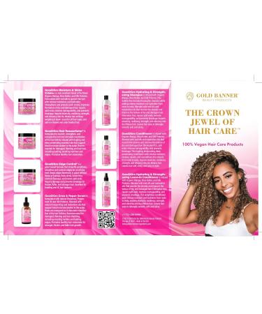 Gold Banner Beauty GOOD2GRO Moisture & Shine Cr me - Vegan Hair Care for Softness Bounce & Shine | 4oz | Seals Moisture & Reduces Frizz - Buy Online on GoSupps.com