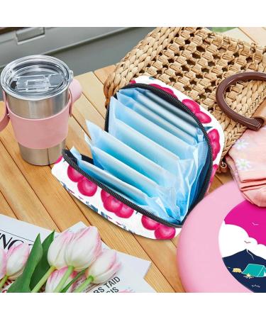 Seamless Women's Binding Bags with Cherry Pattern | Large Menstrual Cup Pocket & Zipper | Ideal for Period Inserts & Tampons - Buy Online on GoSupps.com