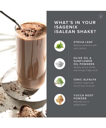 Isagenix IsaLean Shake - Superfood Meal Replacement Mix for Weight Management & Muscle Growth - 854g Canister (Creamy Dutch Chocolate) - Buy Online on GoSupps.com