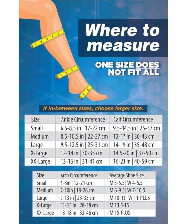 Orthosleeve FS6+ Foot & Calf Bracing Sleeve - 1 Pair, Large Black | Circulation Booster for Plantar Fasciitis, Heel Pain, Shin Splint Relief - Buy Online on GoSupps.com
