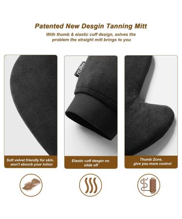 Celecily Fake Tan Mitt Applicator | Self-Tanned Mitt for Flawless Application | Patented Velvet Tanning Solution | Buy Internationally - Buy Online on GoSupps.com