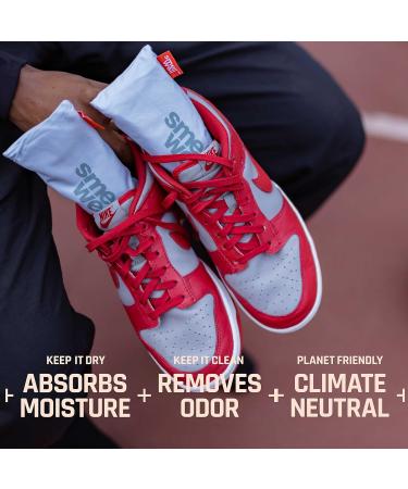 Smellwell XL Active Odor Remover - Bamboo Activated Carbon Shoe Deodorizer & Moisture Absorber - Tropical Floral Scent - 2-Pack (2 x 125g) for Shoes Bags & Sweaty Feet - Buy Online on GoSupps.com