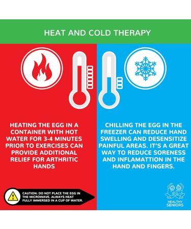 Healthy Seniors Hand Therapy Squeeze Balls - Ideal for Rheumatoid Arthritis - Buy Online on GoSupps.com
