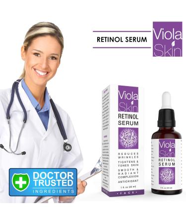PREMIUM Retinol Serum For Face/Neck/Eyes with Hyaluronic Acid. 8X More Effective Anti Ageing Retinol Serum for Acne Treatment Wrinkles Fine Lines & Sensitive Skin Hydrate & Brighten your look! - Buy Online on GoSupps.com