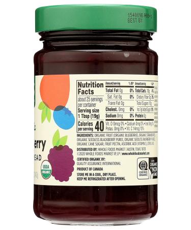 365 by Whole Foods Market Organic Mixed Berry Fruit Spread - 17 Ounce - Buy Online on GoSupps.com
