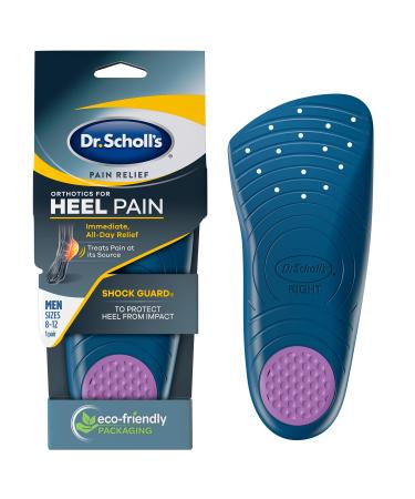 Dr. Scholl s Heel Pain Relief Orthotics // Clinically Proven to Relieve Plantar Fasciitis Heel Spurs and General Heel Aggravation (for Men's 8-12 Also Available for Women's 5-12)
