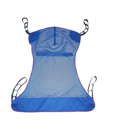 Patient Lifting Slings Toileting Sling Commode Transfer Belt Lift Full Body Lifter Four Point Sling Transfer Blanket for Bed Positioning and Lifting for Bariatric X-Large