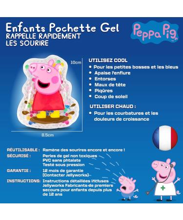 Peppa Pig Reusable Hot & Cold Gel Packs for Kids | Cooling & Soothing Compresses for Children - Buy Online on GoSupps.com