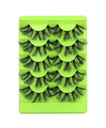 Fluffy 6D Faux Mink Cluster Lashes 16-22mm for Dramatic Cat-Eye Wispy DIY Extensions - A22MM - Buy Online on GoSupps.com