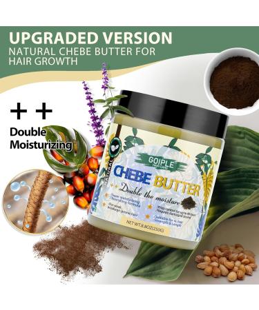Chebe Butter for Hair Growth & Moisturization - Deep Conditioning Hair Butter for Men & Women | 8.8oz - Buy Online on GoSupps.com