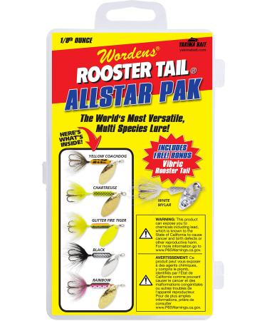 Yakima Bait Rooster Tail Spinner Box Kit. Allstar Pak