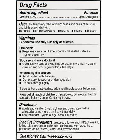 Absorbine Jr Plus Extra Strength Pain Relieving Liquid - 4 fl oz - Buy Online on GoSupps.com