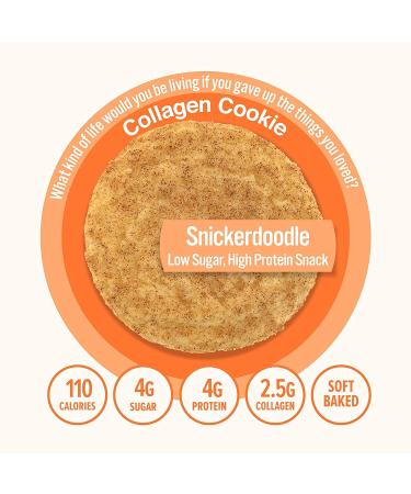 321glo Collagen Protein Cookies Variety Pack - Soft-Baked, Low Carb & Keto Friendly Treats for Women, Men, Kids - 1.69 oz (Pack of 6) - Buy Online on GoSupps.com