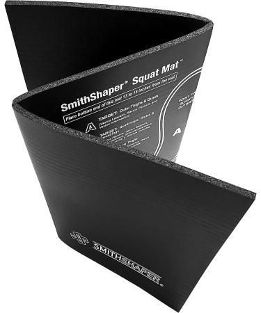 SmithShaper Squat Mat Knee Pad - 30.75 Length - Leg Muscle Targeting for Squats - Exercise Kneeling Mat - Ab Rollouts & Knee Pushups - NBR Material - Buy Online on GoSupps.com