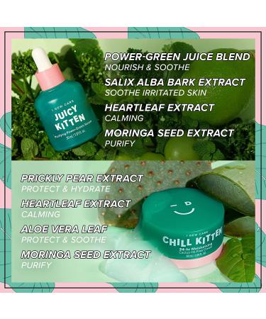 I Dew Care Juicy Kitten Green Serum - Purifying Power 1.01 fl oz (30 ml) - Buy Online on GoSupps.com