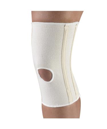 CHAMPION Knee Brace Flexible Stays Knit Elastic  White  Large White Large