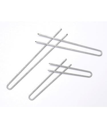 2 Inch Straight Stainless Steel Heavy Duty Hairpins Pack of 12 - SILVER | Handmade Snagless Hair Pin Set - Buy Online on GoSupps.com