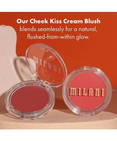 Milani Cheek Kiss Cream Blush - Nude Kiss | Cream-to-Gel Blush for Cheeks & Lips - Buy Online on GoSupps.com