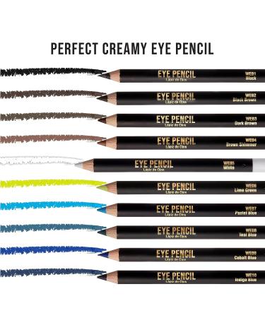 Kiss New York Professional Slim Eye Pencil - Creamy White Eyeliner for Smooth, Long-Lasting, Natural Eye Makeup - Water-Resistant Formula - Buy Online on GoSupps.com